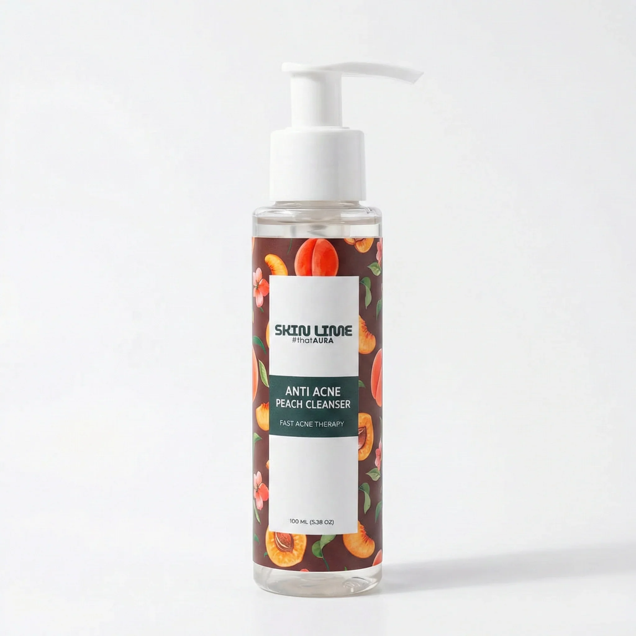 Skin Lime Anti Acne Peach Cleanser – Daily Acne Defence Gel Wash Skin Lime Anti Acne Peach Cleanser – Daily Acne Defence Gel Wash